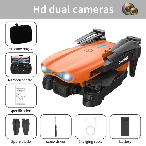 Drone E99s 5g Wifi Fpv Sans Balais,vitement D'obstacles,4k Hd,Photographie Arienne,Avion Rc  Quatre Axes,Jouets Pour Enfants - Type E99-O-Double-Cam
