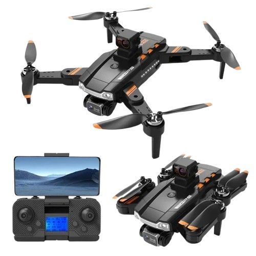 Drone Gps 8k Professional Double Camra Eis Fpv 2km Wifi 5g Retour Du Contrle Perdu Tlcommande Lcd Retour De Batterie Faible Retour En Un Clic Transmission Image Hd