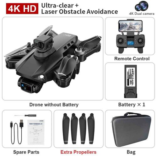 Drone Gps Professionnel Avec vitement D'obstacles  360 ,Camra Hd,L900 Pro Se Max,4k,5g Wifi,Quadricoptre Rc Vs Kf102 - Type Black 4k 1b Max