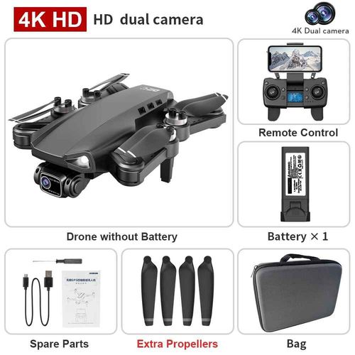 Drone Gps Professionnel Avec vitement D'obstacles  360 ,Camra Hd,L900 Pro Se Max,4k,5g Wifi,Quadricoptre Rc Vs Kf102 - Type Black 4k 1b Se