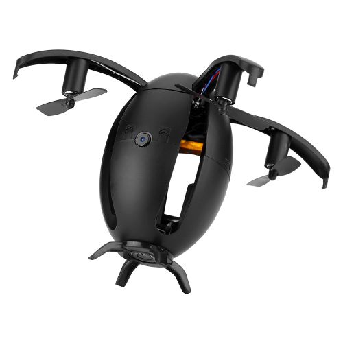 Drone Pliable Rc, Quadricoptere, Wifi Fpv, Maintien D'altitude, Telecommande, Jouet Avec Camera, Noir