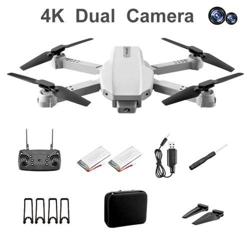 Drone Quadricoptre Pliable Kk5 Avec Fonction Wifi Fpv, Mode De Maintien D'altitude, Rtf Avec Un Bouton Arrire