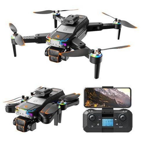 Drone Rc Pliable  Double Camra Hd 4k Avec Wifi 2,4g Fpv - Temps De Vol De 15 Minutes Et Moteurs Sans Balais