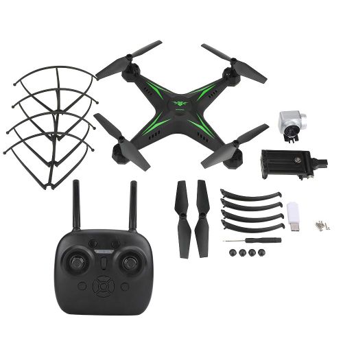 Drone Rc Quadcopter Wifi Fpv 2,4 Ghz Avec Telecommande Et Camera Grand Angle 5 Mp 720p