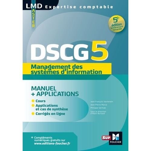 Management Des Systmes D'information Dscg 5 - Manuel Et Applications    Format Grand Format 