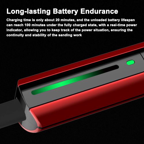 Dspiae ModèLe De Stylo De PonçAge éLectrique Alternatif Machine De Meulage Et De Polissage Diy 3 Vitesses RéGlables 10 Effets De LumièRe Avec TêTes De Meulage Et Papiers De Verre PréDéCoupéS