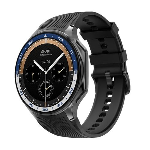 Dt Watch X Amoled Montre-Bracelet Pour Homme Et Femme,4 Go,Dean 3d,Aod,Modes Usb,Photo,Album,Local,Mp3,Mp4,Vido,Musique,Smartwatch - Type Black