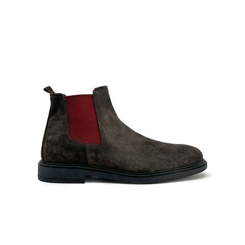 Duca Di Morrone Martino - Teu 44 - Suede Taupe/Bordo