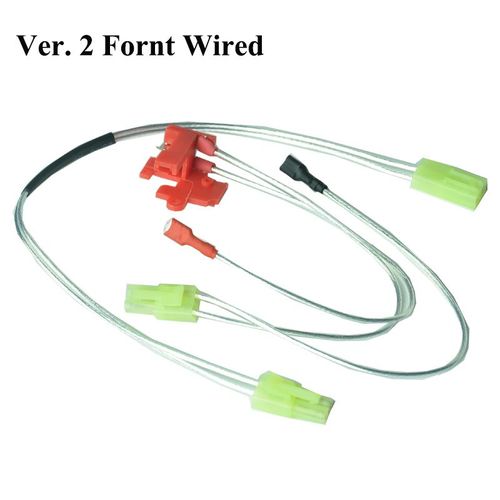 Dulma-Cblage D'interrupteur  Gchette De Grande Capacit,Adapt  La Bote De Vitesses Ver.2 Ver.3,Accessoires Airsoft Aeg Filaires Avant Et Arrire - Type Front Wired Ver.2