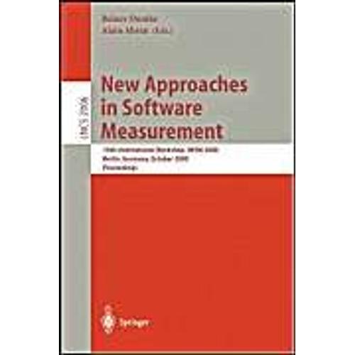 New Approaches In Software Measurement   de Alain Abran  Format Broch 