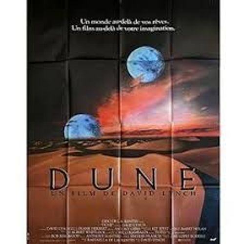 Dune De David Lynch Avec Kyle Maclachlan, Jrgen Prochnow, Sting... - Affiche Originale De Film Format 120 X 160 Cm