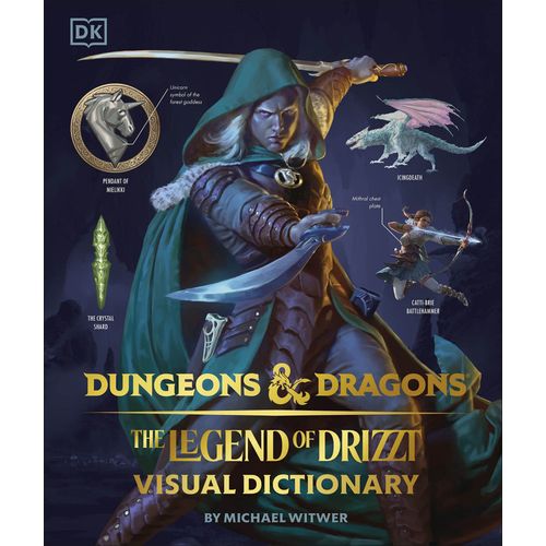 Dungeons & Dragons The Legend Of Drizzt Visual Dictionary    Format Reli 