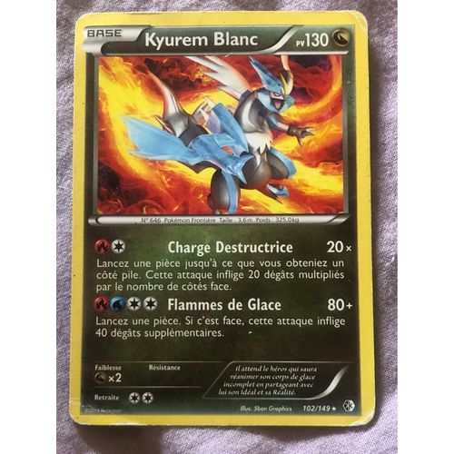 Duo De Cartes Pokmon Kyurem Noir Et Blanc 