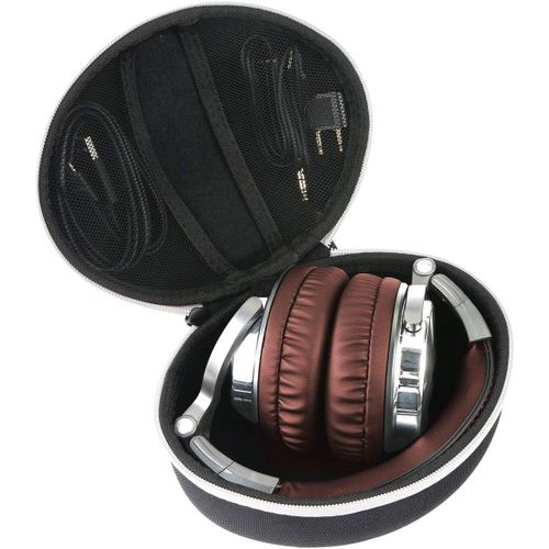 Dur Cas tui De Voyage Housse Porter Pour Oneodio/Pour Oneodio A70/A71 Ecouteurs Pour Les Oreilles(White Zipper)[ECO5242348]