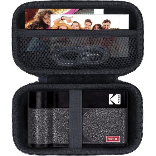Dur tui Housse Cas Compatible avec Kodak Mini 2 Era 4PASS Mobiler Fotodrucker/Kodak Mini Shot 2 Era 4PASS 2-in-1 Instant Camera and Photo Printer(Noir)