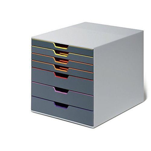 Durable 760727 Varicolor Module De Classement 7 Tiroirs