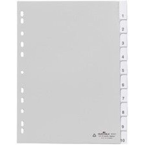 Durable Repertoire En Plasique, Format A4, Pp, 10 Positions,