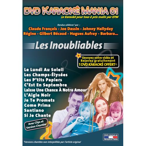 Dvd Karaok Mania 01 : Les Inoubliables