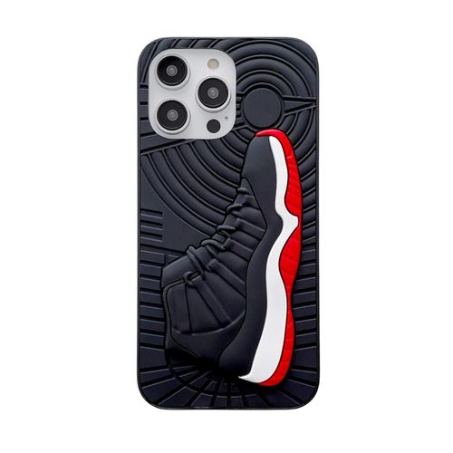 Dwhee Luxury Silicone Rubber 3d Scratch-Resistant 3d Sneakers Phone Case Pour Iphone 15 14 13 12 X Pro Max Pour Iphone 13 Mini,1,tui,Opp Bag