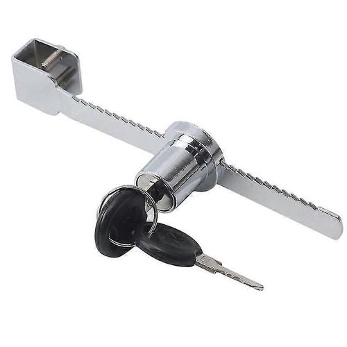 Dww-2 Pcs Argent Facile  Installer Vitrine Vitrine Vitrine Slide Lock Avec Deux Cls