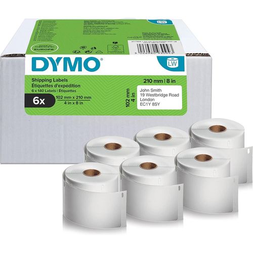 Dymo Etiquettes D'expdition Labelwriter,104 X 159 Mm, Blanc