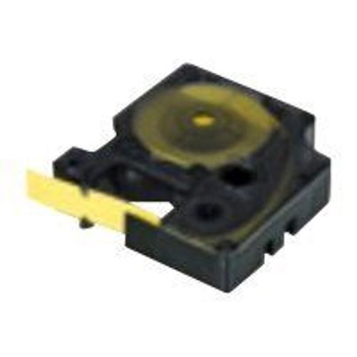 Dymo Rhino Heat Shrink Tubes - Tube De Dissipateur Thermique - Noir Sur Jaune - Rouleau (0,9 Cm X 1,5 M) - Pour Rhino 4200, 6000, 6000 Hard Case Kit, 6500; Rhinopro 6500 Professional Labeling...