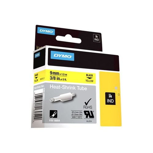 Dymo Rhinopro - Ruban En Nylon Flexible - Jaune - Rouleau (0,9 Cm X 1,5 M) - Pour Rhinopro 5000