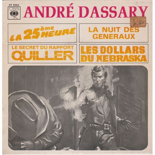 E.P. 45 Trs Andr Dassary La Chanson De Ringo / Chanson De Johann / Hier, Un Homme / Adieu  La Nuit - Andr Dassary