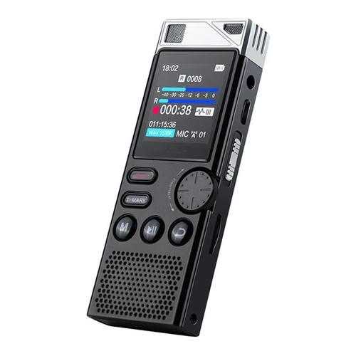 E750 16 Go Dictaphone professionnel HD rduction du bruit  commande vocale lecteur HIFI - Noir