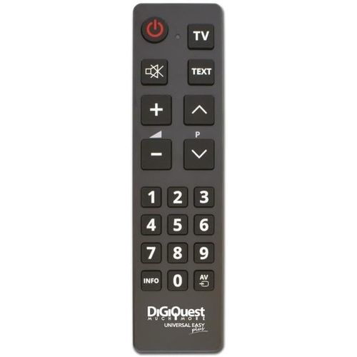 Easy Universal Remote Control For All Tvs  Large Buttons For Better Visibility. Also Ideal For Hotel Facilities, Hospitals, Etc. Maintains The Settings In[H12]