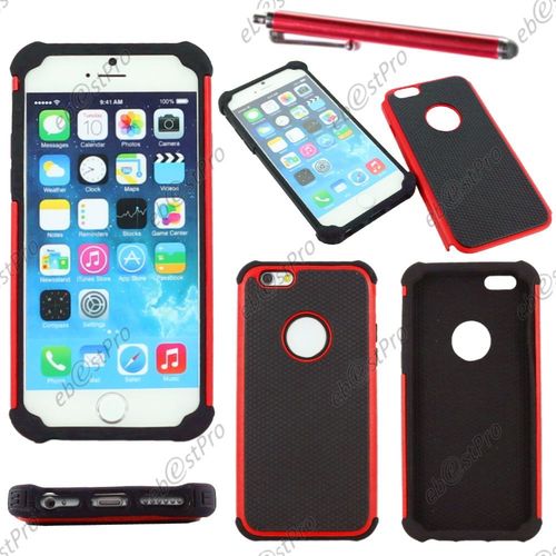 Ebeststar  Coque Duo Bi-Couches En Silicone Et Polycarbonate Etui Housse Pour Apple Iphone 6 cran 4,7