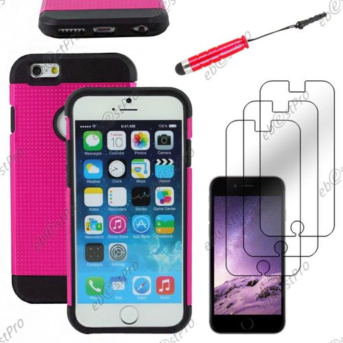 Ebeststar  Coque Duo Bi-Couches En Silicone Et Polycarbonate Mesh Etui Housse Pour Apple Iphone 6 cran 4,7