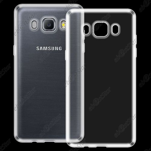 Ebeststar   Coque Silicone Gel Ultra Fine Housse Etui Souple Pour Samsung Galaxy J5 2016 Sm-J510f + Verre, Couleur Transparent [Dimensions Precises De Votre Appareil : 145,8 X 72,3 X 8,1 Mm, cran 5.2'']