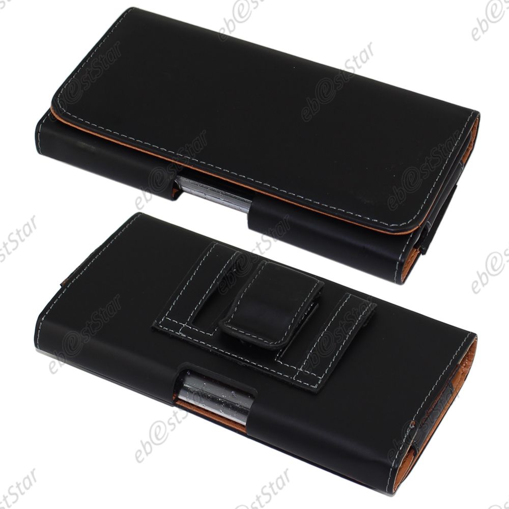 Ebeststar   Etui Clip Ceinture Portefeuille Horizontal Pour Samsung Galaxy Note 3 Gt-N9000, N9002, N9005, Couleur Noir [Dimensions Precises De Votre Appareil : 79.2 X 151.2 X 8.3 Mm, cran 5.7'']