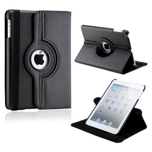 Ebeststar  Housse Coque Etui Pu Cuir Rotatif Support Rotation 360 + Film + Stylet Pour Apple Ipad Mini Retina / Ipad Mini 2 / Ipad Mini (Wi-Fi, 3g, Cellular ...), Couleur Noir