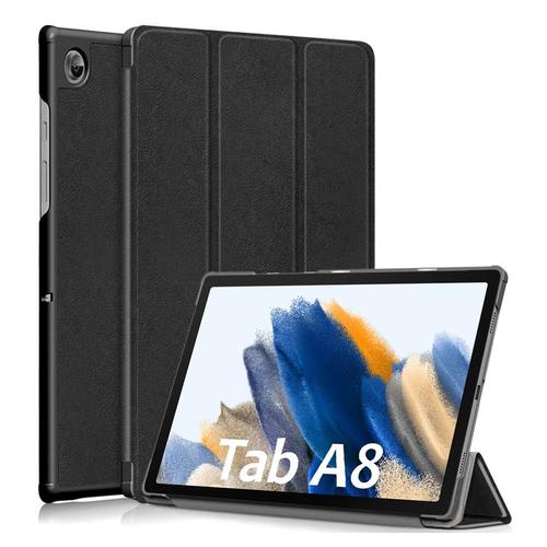 Ebeststar - Housse Samsung Galaxy Tab A8 10.5 (2021) Sm-X200 X205 Etui Slim Smart Case Support Haute Solidit, Noir [Dimensions Precises Tablette : 246.8 X 161.9 X 6.9 Mm, cran 10.5'']