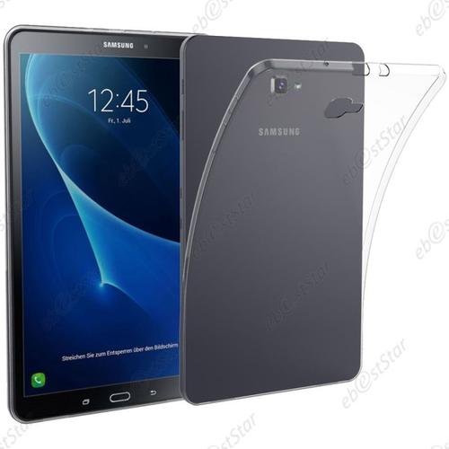Ebeststar - Coque Samsung Galaxy Tab A 2016 10.1 T580 T585 (A6) Etui Tpu Souple Anti-Choc Ultra Fine Invisible, Transparent [Dimensions Precises Tablette : 254.2 X 155.3 X 8.2 Mm, cran 10.1'']