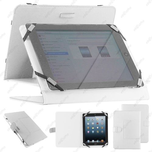 Ebeststar  Pour  Tablette 10 Pouces - Housse Etui Simi Cuir Universel Bquille Car Pour Tablettes 10