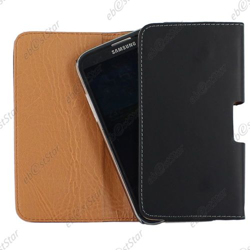 Ebeststar  Protection Housse Etui Clip Ceinture Pour Samsung Galaxy Note 3 Gt-N9000, N9002, N9005, Couleur Noir [Dimensions Precises De Votre Appareil : 79.2 X 151.2 X 8.3 Mm, cran 5.7'']