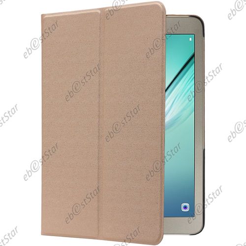 Ebeststar  Smartcase Etui Aimante Housse Smart Cover Avec Coque Arrire Pour Samsung Galaxy Tab S3 9.7 Sm-T820, Sm-T825, Couleur Or / Dor [Dimensions De Votre Appareil : 237.3 X 169 X 6 Mm]