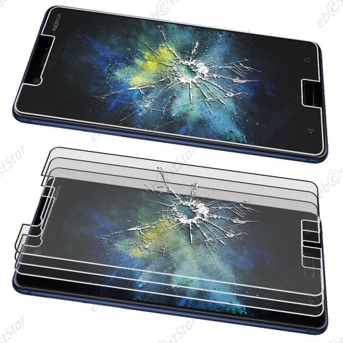 Ebeststar   X3 Verre Tremp Vitre Anti Casse Protecteur cran Anti-Rayure Anti Choc Pour Nokia Nokia 5 [Dimensions Precises De Votre Appareil : 149.7 X 72.5 X 8 Mm, cran 5.2''] [Note Importante Lire Description]