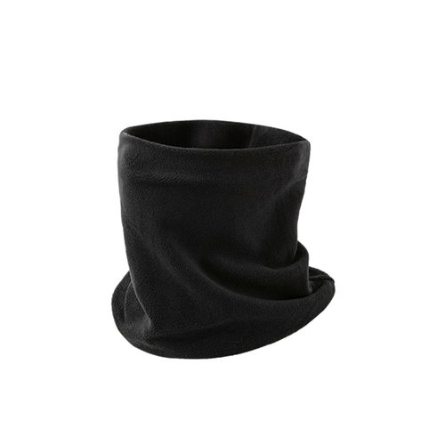 charpe D'hiver Unisexe, Protection Du Cou, paisse, Haute lasticit, Tricote Chaude, Douce, Couleur Unie, Coupe-Vent, Pour Femmes Et Hommes, Cache-Cou Pour Cyclisme-Noir