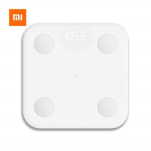 Balance Connecte  Xiaomi Bluetooth 4.0 Led - Donnes De Bmi (Bmi/Bfr/Muscle/Eau/Graisse Corporelle/Masse Osseuse/Bmr Etc)