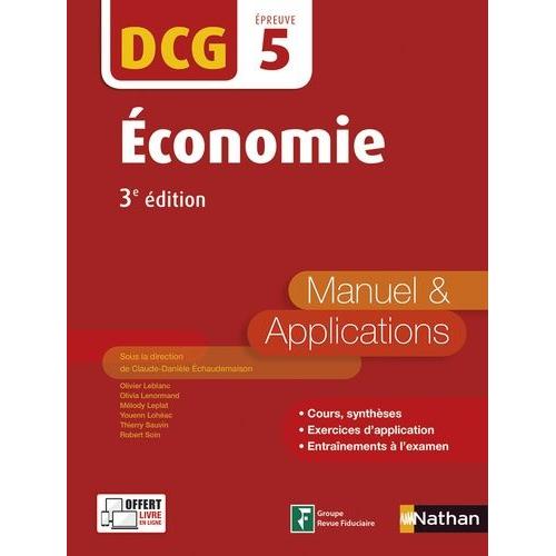 Economie Dcg 5 - Manuel & Applications    Format Broch 