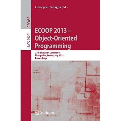 Ecoop 2013 -- Object-Oriented Programming    Format Broch 