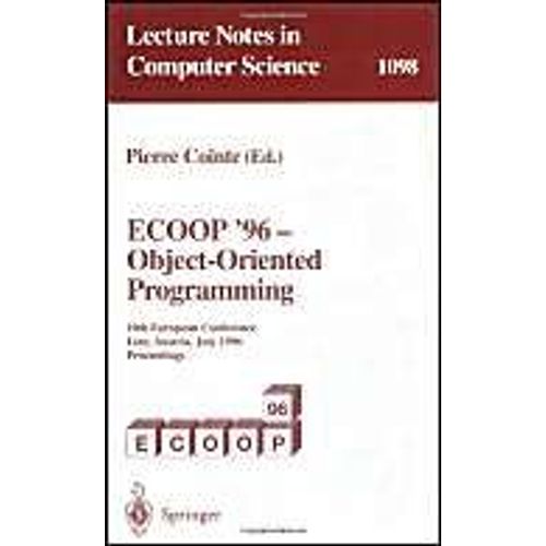 Ecoop '96 - Object-Oriented Programming   de Pierre Cointe  Format Broch 