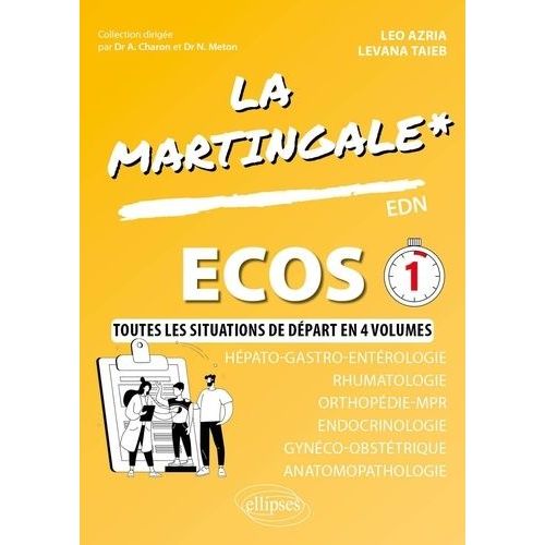 Ecos - Hpato-Gastro-Entrologie, Rhumatologie, Orthopdie-Mpr, Endocrinologie, Gynco-Obsttrique, Anatomopathologie   de Azria Leo  Format Beau livre 