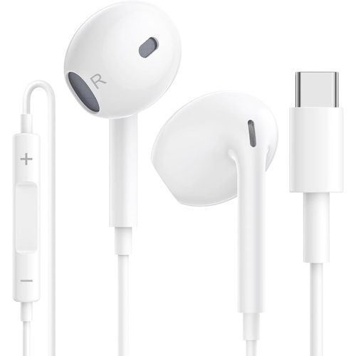couteur Usb C Pour Iphone 15, couteurs Intra-Auriculaires Hi-Fi Stro Usb C Avec Microphone Intgr Et Commandes De Volume Pour Iphone 16, Ipad Pro,Samsung Galaxy S24/S23 Ultra [CAS6210701]