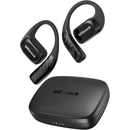 couteurs Bluetooth 5.4 Sans Fil Sport Open Ear, Doux Et Confortable, Qualit Sonore quilibre, 4-Mic Enc Appels Clairs, Contrle Via Application, 32 Heures De Lecture, Ipx5, Noir[ECO5244962]