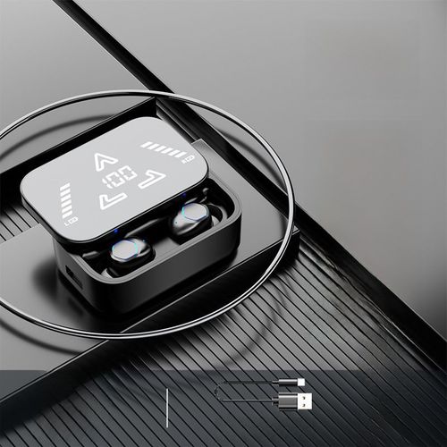 couteurs Bluetooth sans fil F9-5C M90pro JS270 X15 GT280 G11 N35 version anglaise noire M48 affichage numrique
